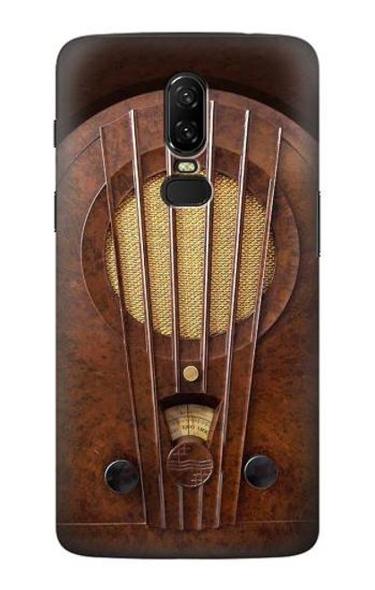 S2655 Vintage Bakelite Deco Radio Case For OnePlus 6