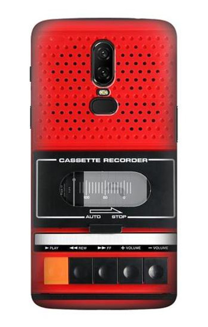 S3204 Red Cassette Recorder Graphic Case For OnePlus 6 S3204 Red Cassette Recorder Graphic Case For OnePlus 6