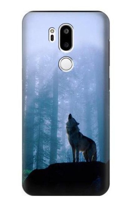 S0935 Wolf Howling in Forest Case For LG G7 ThinQ