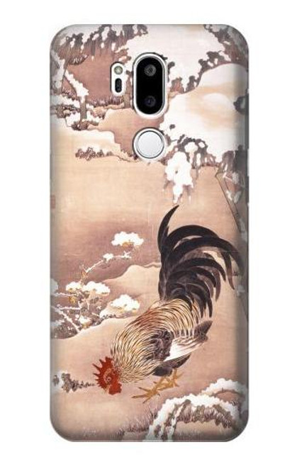 S1332 Ito Jakuchu Rooster Case For LG G7 ThinQ