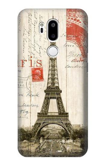 S2108 Eiffel Tower Paris Postcard Case For LG G7 ThinQ