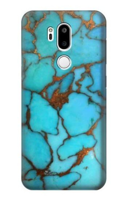 S2685 Aqua Turquoise Gemstone Graphic Printed Case For LG G7 ThinQ