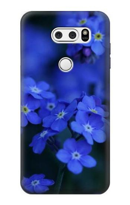 S0782 Forget me not Case For LG V30, LG V30 Plus, LG V30S ThinQ, LG V35, LG V35 ThinQ