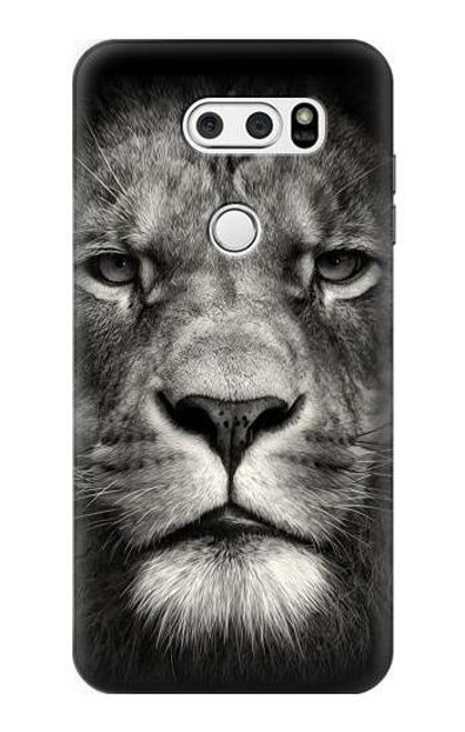 S1352 Lion Face Case For LG V30, LG V30 Plus, LG V30S ThinQ, LG V35, LG V35 ThinQ