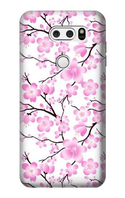 S1972 Sakura Cherry Blossoms Case For LG V30, LG V30 Plus, LG V30S ThinQ, LG V35, LG V35 ThinQ