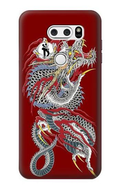 S2104 Yakuza Dragon Tattoo Case For LG V30, LG V30 Plus, LG V30S ThinQ, LG V35, LG V35 ThinQ