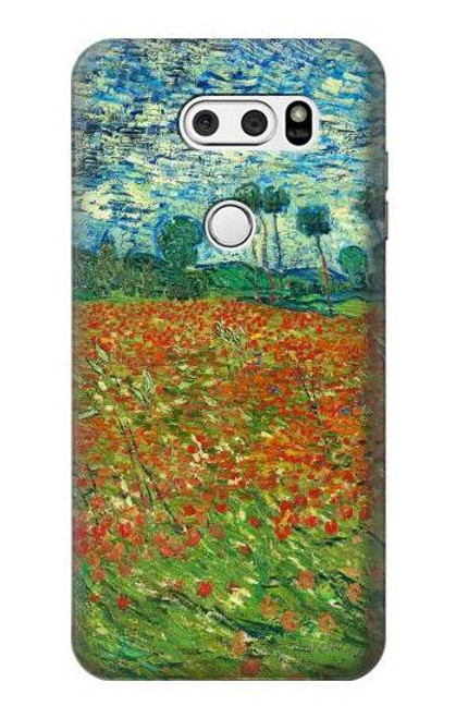 S2681 Field Of Poppies Vincent Van Gogh Case For LG V30, LG V30 Plus, LG V30S ThinQ, LG V35, LG V35 ThinQ