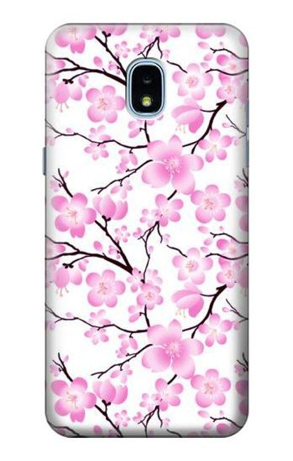 S1972 Sakura Cherry Blossoms Case For Samsung Galaxy J3 (2018), J3 Star, J3 V 3rd Gen, J3 Orbit, J3 Achieve, Express Prime 3, Amp Prime 3