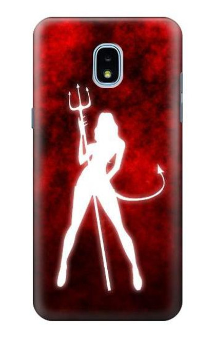 S2455 Sexy Devil Girl Case For Samsung Galaxy J3 (2018), J3 Star, J3 V 3rd Gen, J3 Orbit, J3 Achieve, Express Prime 3, Amp Prime 3