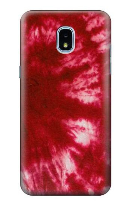 S2480 Tie Dye Red Case For Samsung Galaxy J3 (2018), J3 Star, J3 V 3rd Gen, J3 Orbit, J3 Achieve, Express Prime 3, Amp Prime 3