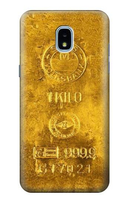 S2618 One Kilo Gold Bar Case For Samsung Galaxy J3 (2018), J3 Star, J3 V 3rd Gen, J3 Orbit, J3 Achieve, Express Prime 3, Amp Prime 3
