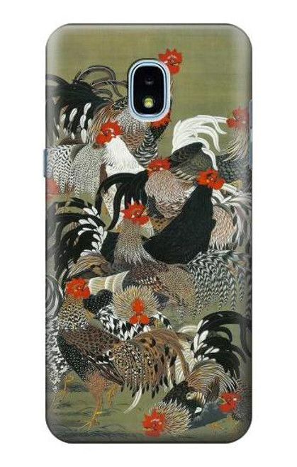 S2699 Ito Jakuchu Rooster Case For Samsung Galaxy J3 (2018), J3 Star, J3 V 3rd Gen, J3 Orbit, J3 Achieve, Express Prime 3, Amp Prime 3