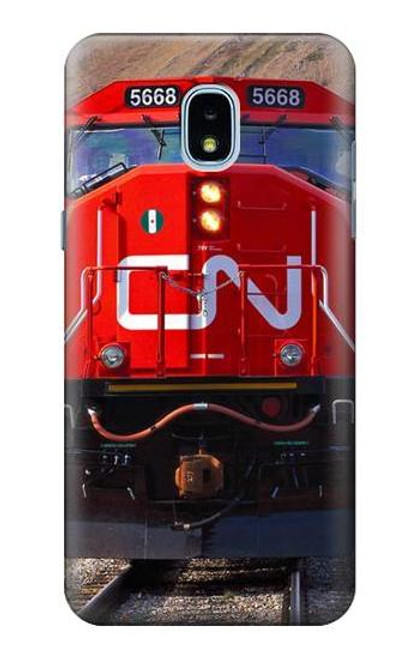 S2774 Train Canadian National Railway Case For Samsung Galaxy J3 (2018), J3 Star, J3 V 3rd Gen, J3 Orbit, J3 Achieve, Express Prime 3, Amp Prime 3