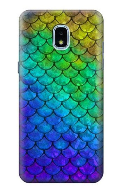 S2930 Mermaid Fish Scale Case For Samsung Galaxy J3 (2018), J3 Star, J3 V 3rd Gen, J3 Orbit, J3 Achieve, Express Prime 3, Amp Prime 3