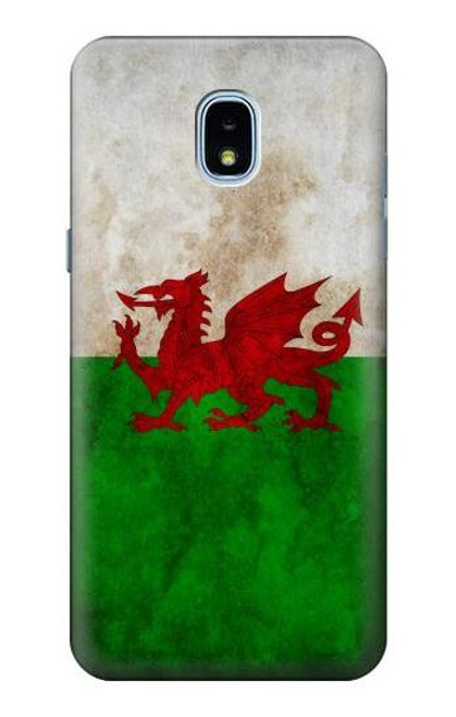 S2976 Wales Football Soccer Euro 2016 Flag Case For Samsung Galaxy J3 (2018), J3 Star, J3 V 3rd Gen, J3 Orbit, J3 Achieve, Express Prime 3, Amp Prime 3
