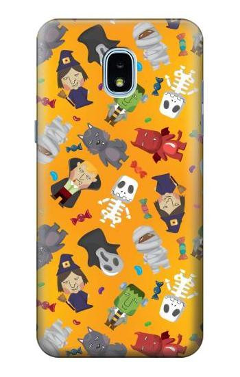 S3275 Cute Halloween Cartoon Pattern Case For Samsung Galaxy J3 (2018), J3 Star, J3 V 3rd Gen, J3 Orbit, J3 Achieve, Express Prime 3, Amp Prime 3