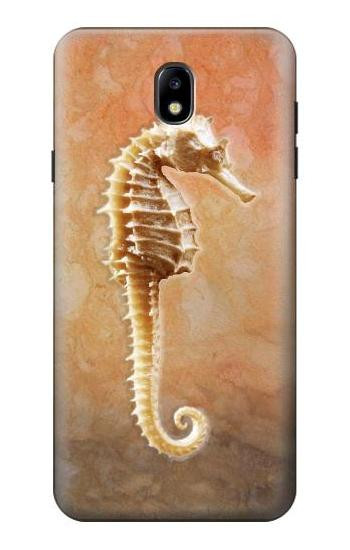 S2674 Seahorse Skeleton Fossil Case For Samsung Galaxy J7 (2018), J7 Aero, J7 Top, J7 Aura, J7 Crown, J7 Refine, J7 Eon, J7 V 2nd Gen, J7 Star