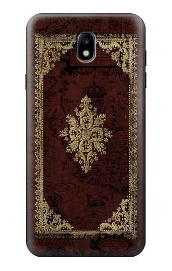 S3014 Vintage Map Book Cover Case For Samsung Galaxy J7 (2018), J7 Aero, J7 Top, J7 Aura, J7 Crown, J7 Refine, J7 Eon, J7 V 2nd Gen, J7 Star