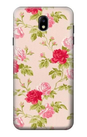 S3037 Pretty Rose Cottage Flora Case For Samsung Galaxy J7 (2018), J7 Aero, J7 Top, J7 Aura, J7 Crown, J7 Refine, J7 Eon, J7 V 2nd Gen, J7 Star