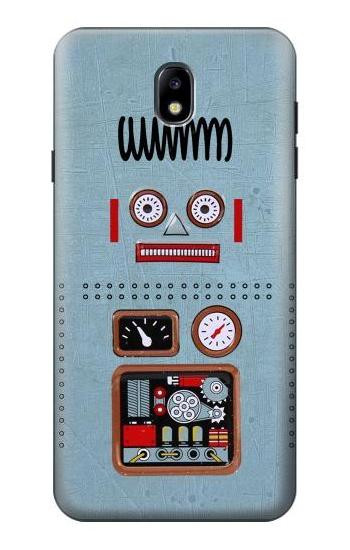 S3040 Retro Robot Toy Case For Samsung Galaxy J7 (2018), J7 Aero, J7 Top, J7 Aura, J7 Crown, J7 Refine, J7 Eon, J7 V 2nd Gen, J7 Star