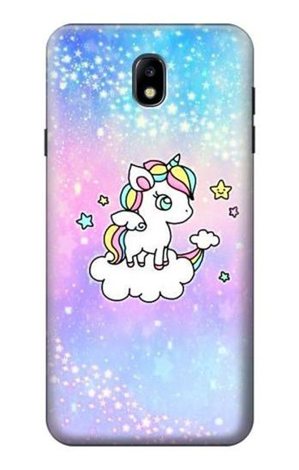 S3256 Cute Unicorn Cartoon Case For Samsung Galaxy J7 (2018), J7 Aero, J7 Top, J7 Aura, J7 Crown, J7 Refine, J7 Eon, J7 V 2nd Gen, J7 Star