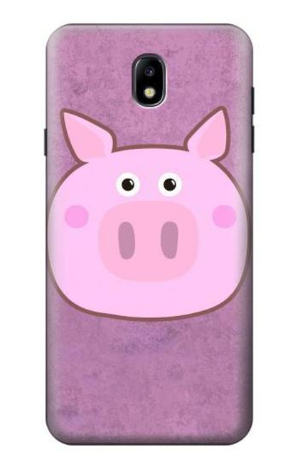 S3269 Pig Cartoon Case For Samsung Galaxy J7 (2018), J7 Aero, J7 Top, J7 Aura, J7 Crown, J7 Refine, J7 Eon, J7 V 2nd Gen, J7 Star