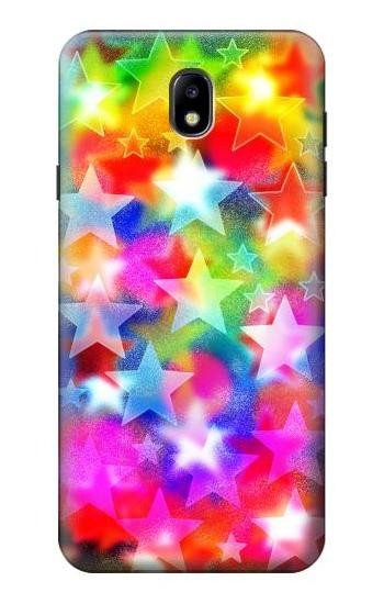 S3292 Colourful Disco Star Case For Samsung Galaxy J7 (2018), J7 Aero, J7 Top, J7 Aura, J7 Crown, J7 Refine, J7 Eon, J7 V 2nd Gen, J7 Star