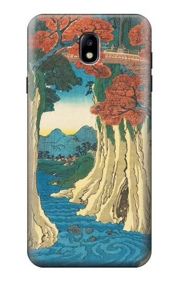 S3348 Utagawa Hiroshige The Monkey Bridge Case For Samsung Galaxy J7 (2018), J7 Aero, J7 Top, J7 Aura, J7 Crown, J7 Refine, J7 Eon, J7 V 2nd Gen, J7 Star