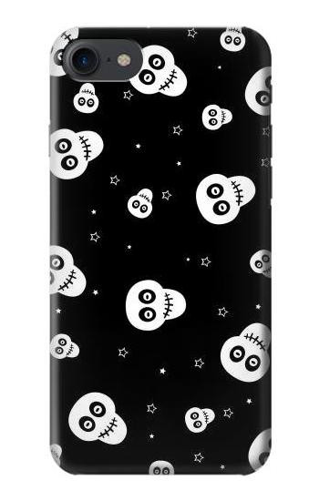 S3261 Smile Skull Halloween Pattern Case For iPhone 7, iPhone 8