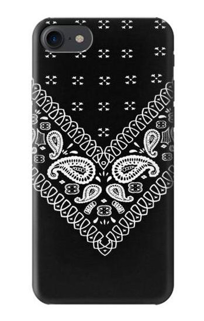S3363 Bandana Black Pattern Case For iPhone 7, iPhone 8