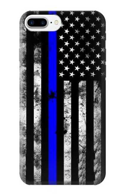 S3244 Thin Blue Line USA Case For iPhone 7 Plus, iPhone 8 Plus