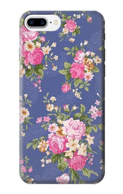 S3265 Vintage Flower Pattern Case For iPhone 7 Plus, iPhone 8 Plus