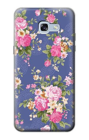 S3265 Vintage Flower Pattern Case For Samsung Galaxy A5 (2017)