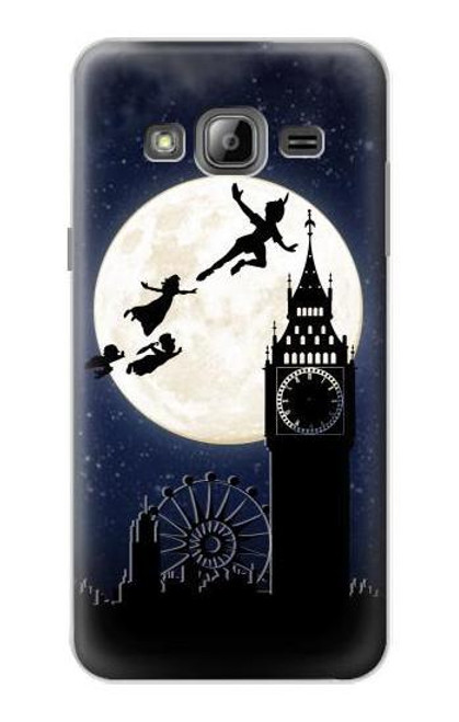 S3249 Peter Pan Fly Full Moon Night Case For Samsung Galaxy J3 (2016) S3249 Peter Pan Fly Full Moon Night Case For Samsung Galaxy J3 (2016)