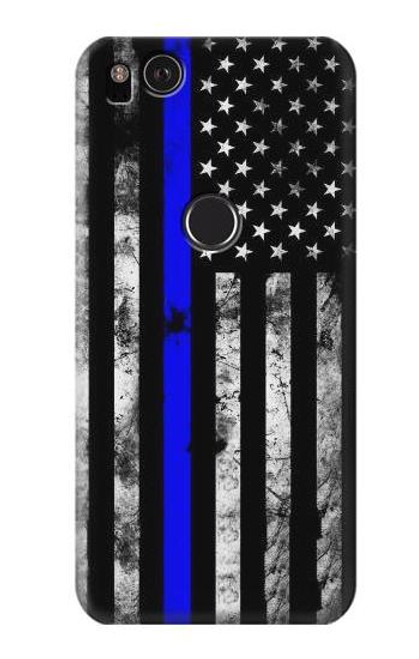 S3244 Thin Blue Line USA Case For Google Pixel 2