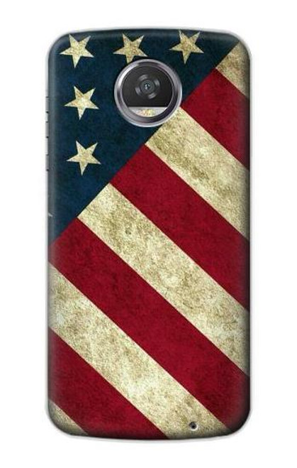 S3295 US National Flag Case For Motorola Moto Z2 Play, Z2 Force