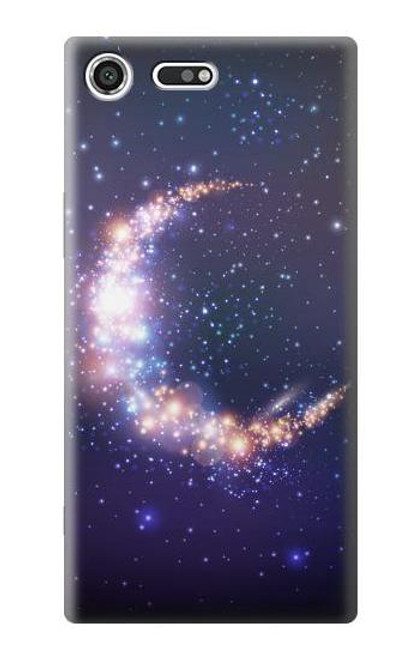 S3324 Crescent Moon Galaxy Case For Sony Xperia XZ Premium