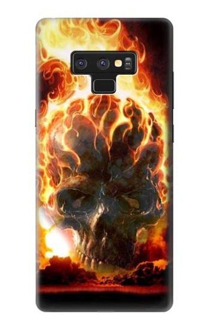 S0863 Hell Fire Skull Case For Note 9 Samsung Galaxy Note9