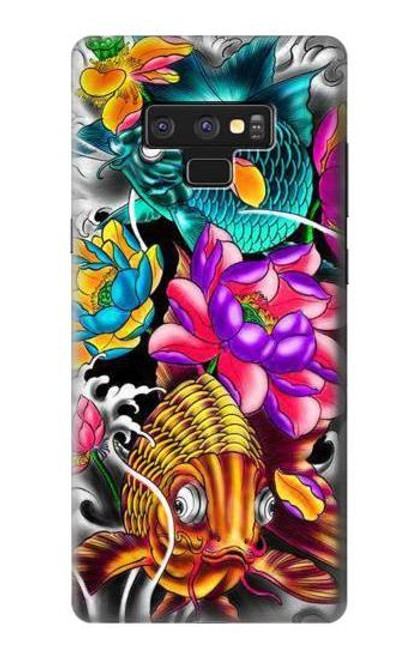S1630 Fish Japanese Oriental Tattoo Case For Note 9 Samsung Galaxy Note9