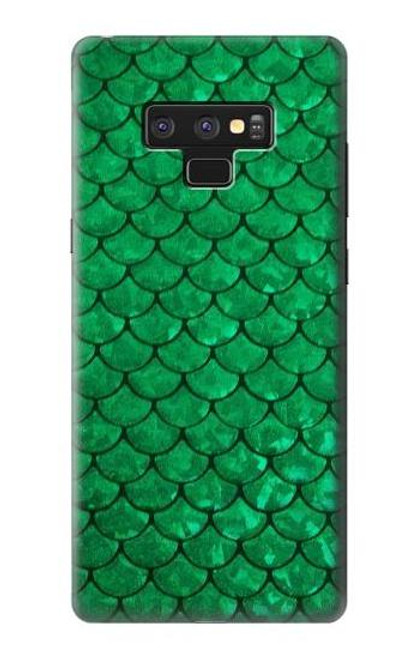 S2704 Green Fish Scale Pattern Graphic Case For Note 9 Samsung Galaxy Note9