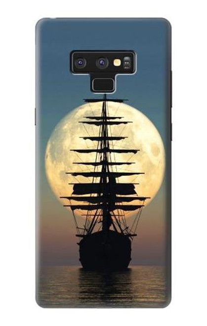 S2897 Pirate Ship Moon Night Case For Note 9 Samsung Galaxy Note9