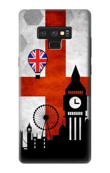 S2979 England Football Soccer Euro 2016 Case For Note 9 Samsung Galaxy Note9