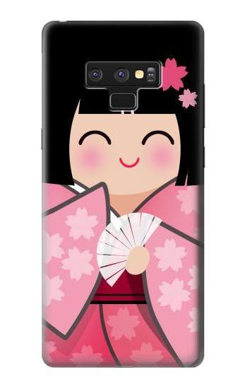 S3042 Japan Girl Hina Doll Kimono Sakura Case For Note 9 Samsung Galaxy Note9