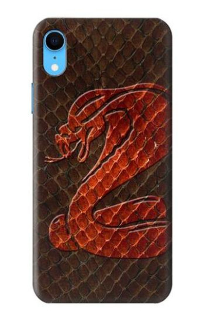 S0663 Cobra Snake Skin Case For iPhone XR