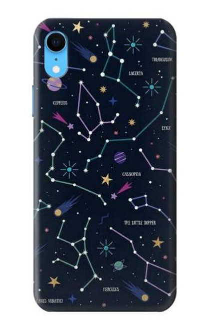 S3220 Star Map Zodiac Constellations Case For iPhone XR