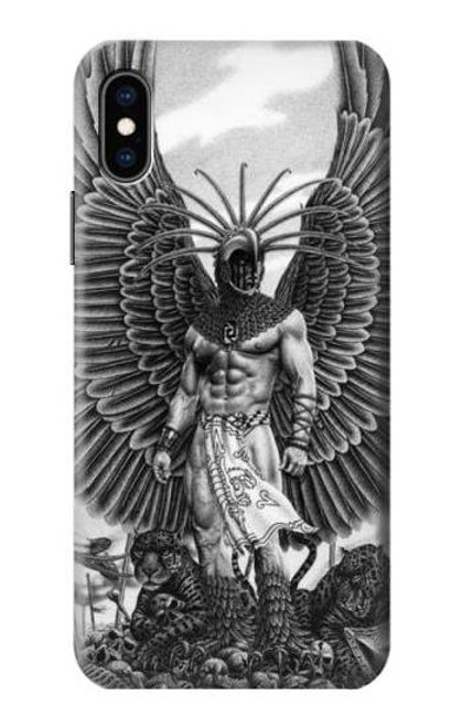 S1235 Aztec Warrior Case For iPhone X, iPhone XS