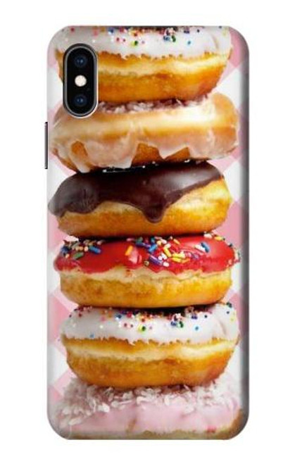 S2431 Fancy Sweet Donuts Case For iPhone X, iPhone XS