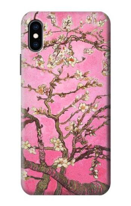 S2449 Pink Blossoming Almond Tree Van Gogh Case For iPhone X, iPhone XS