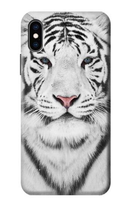S2553 White Tiger Case For iPhone X, iPhone XS