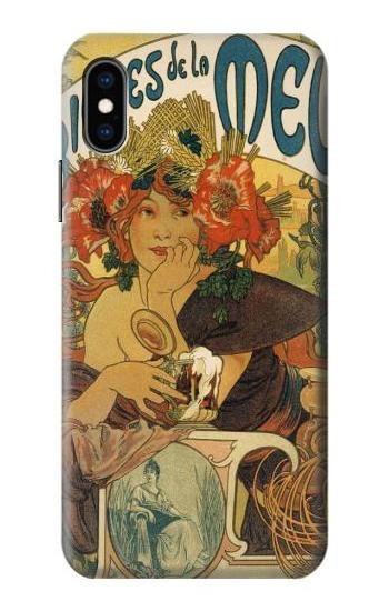 S2740 Alphonse Mucha Bieres De La Muse Case For iPhone X, iPhone XS